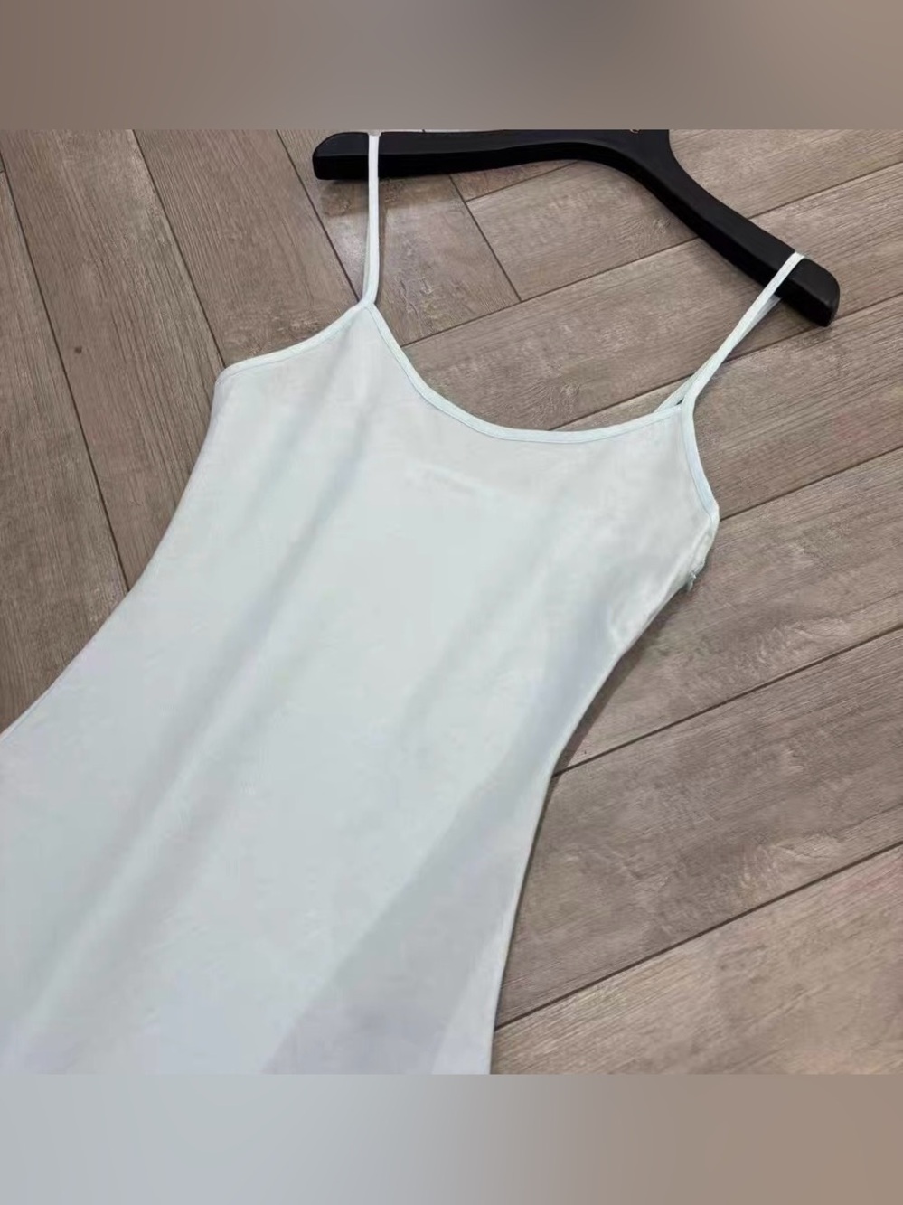 Venroy Linen Slip Dress Sky Blue - size S - Picture 5 of 7